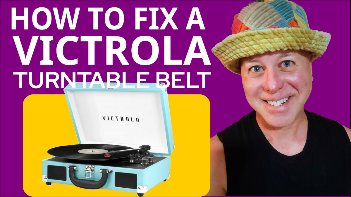 How to Fix a Victrola Turntable Belt